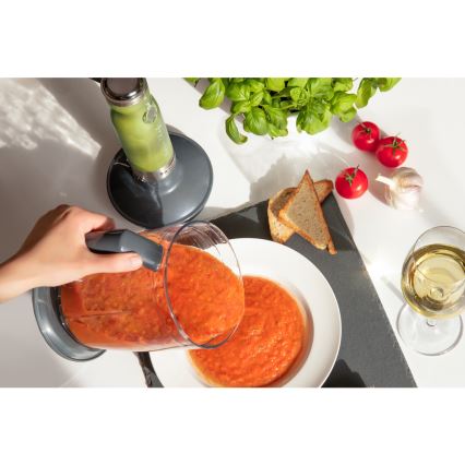 Sencor - Stick blender 4in1 1200W/230V rostfri/grön