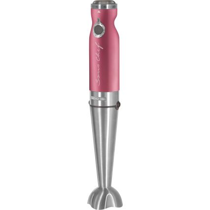 Sencor - Stick blender 4in1 1200W/230V rostfri/rosa