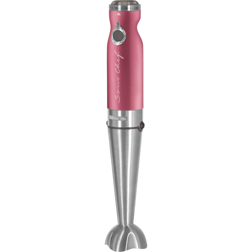 Sencor - Stick blender 4in1 1200W/230V rostfri/rosa
