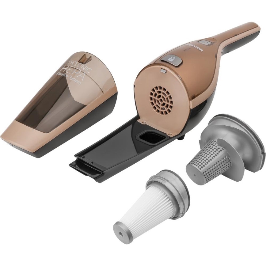Sencor - Trådlös 2-i-1 stavdammsugare 100W/2000 mAh beige
