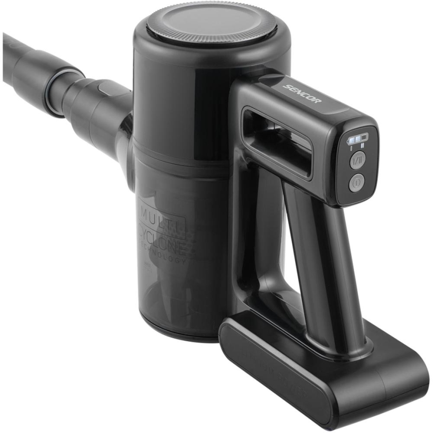 Sencor - Trådlös 2-i-1 stavdammsugare 200 W/2600 mAh svart