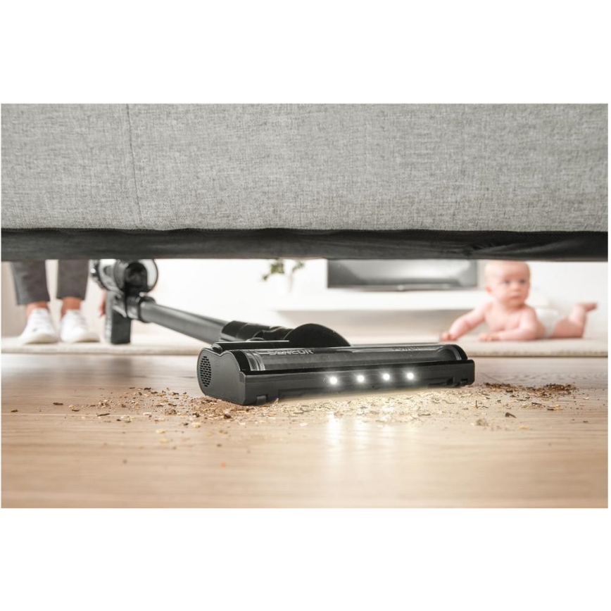 Sencor - Trådlös stavdammsugare 2-i-1 250W/2200 mAh svart