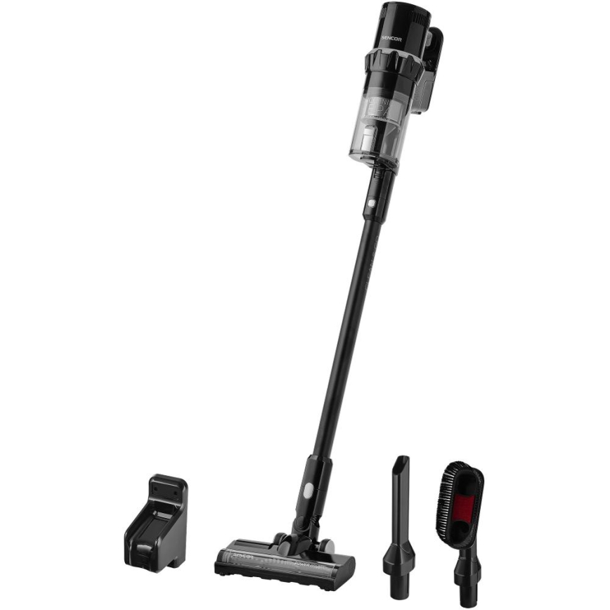 Sencor - Trådlös stavdammsugare 2-i-1 250W/2200 mAh svart