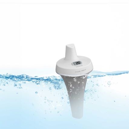 Sencor - Trådlös flytande poolsensor 2xAA IPX7