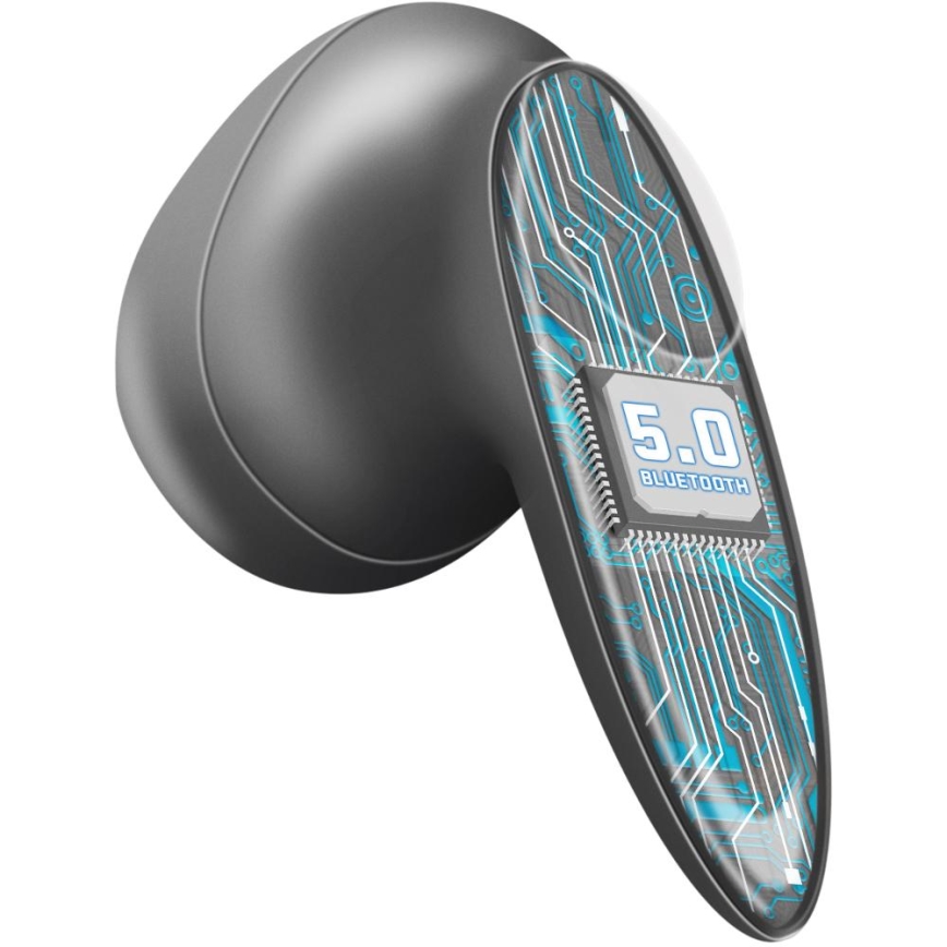 Sencor - Trådlösa hörlurar 230 mAh + 2x 25 mAh IPX4 svart