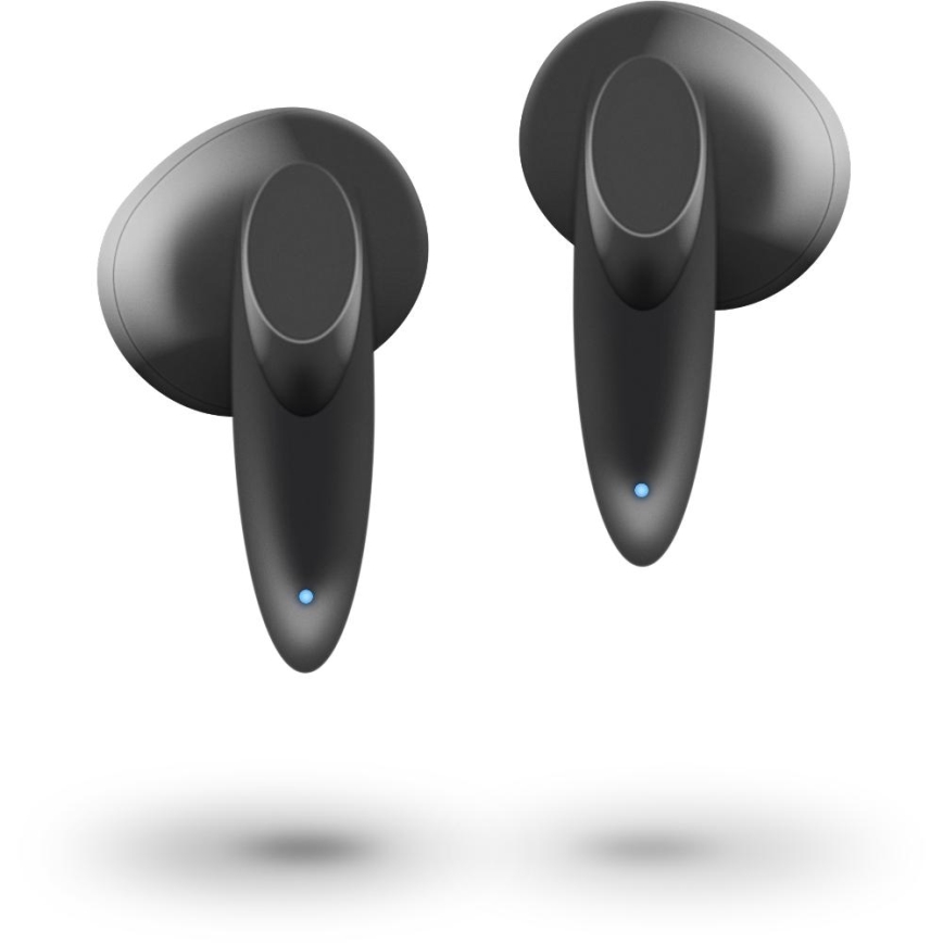 Sencor - Trådlösa hörlurar 230 mAh + 2x 25 mAh IPX4 svart