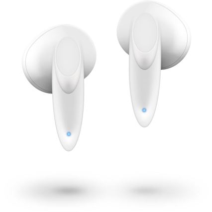 Sencor - Trådlösa hörlurar 230 mAh + 2x 25 mAh IPX4 vit