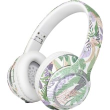 Sencor - Trådlösa hörlurar med en microphone 3,7V/400 mAh grön/vit