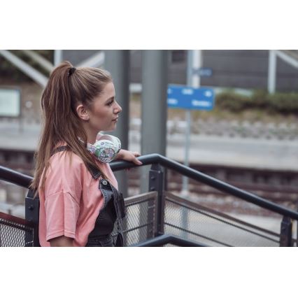 Sencor - Trådlösa hörlurar med en microphone 3,7V/400 mAh grön/vit