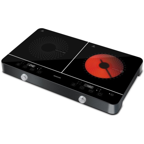 Sencor - Two-zone induction cooker med LCD display 3400W/230V