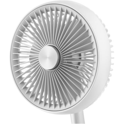 Sencor - Uppladdningsbar bordsfläkt 5W/5V 4000 mAh vit