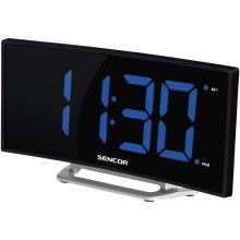 Sencor - Väckarklocka med LED display 1,5W/1xCR2032/5V svart