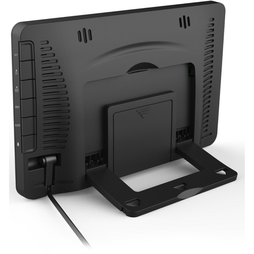 Sencor - Väderstation med LCD-skärm i färg och väckarklocka 5V 3xAA + 2xAA