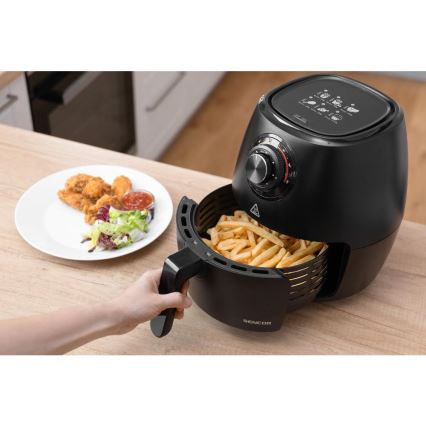 Sencor - Varmluftsfritös 3,5 l 1300W/230V svart