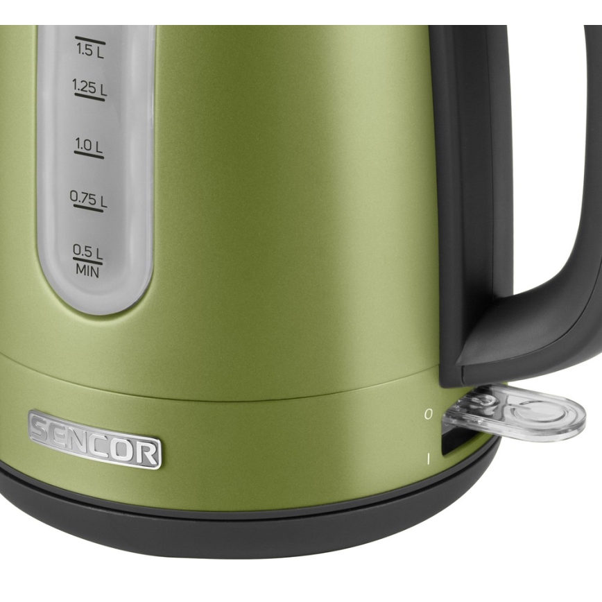 Sencor - Vattenkokare 1,7 l 2150W/230V grön