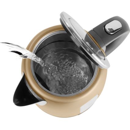 Sencor - Vattenkokare 1,7 l 2150W/230V gyllene 