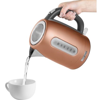 Sencor - Vattenkokare 1,7 l 2150W/230V koppar