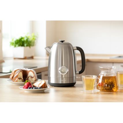 Sencor - Vattenkokare 1,7 l 2200W/230V rostfritt 