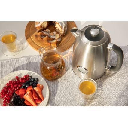 Sencor - Vattenkokare 1,7 l 2200W/230V rostfritt 