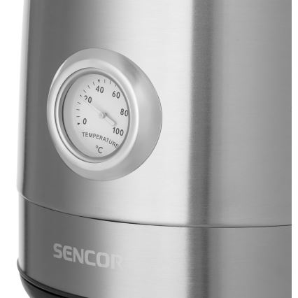 Sencor - Vattenkokare 1,7 l 2200W/230V rostfritt 