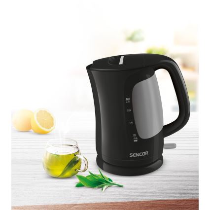 Sencor - Vattenkokare 2,5 l 2200W/230V svart