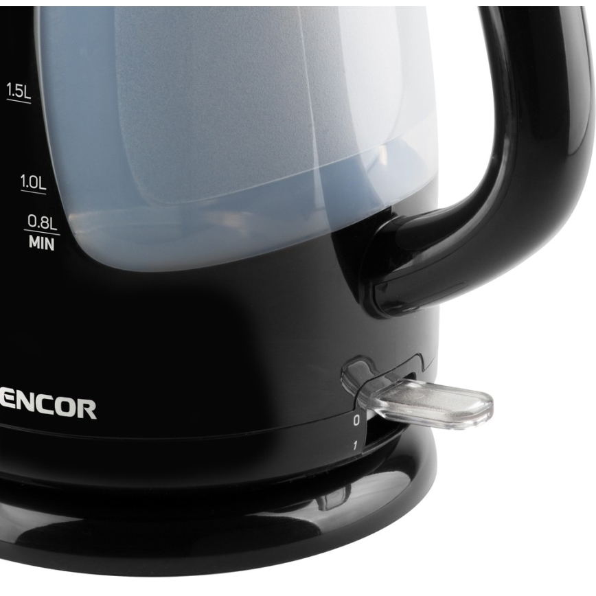 Sencor - Vattenkokare 2,5 l 2200W/230V svart