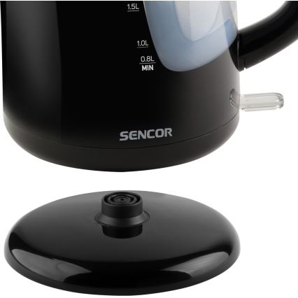 Sencor - Vattenkokare 2,5 l 2200W/230V svart