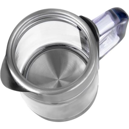 Sencor - Vattenkokare med temperaturreglering 1,5 l 1500W/230V rostfritt stål