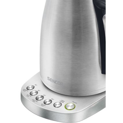 Sencor - Vattenkokare med termoreglering 1,7 l 2200W/230V rostfritt 