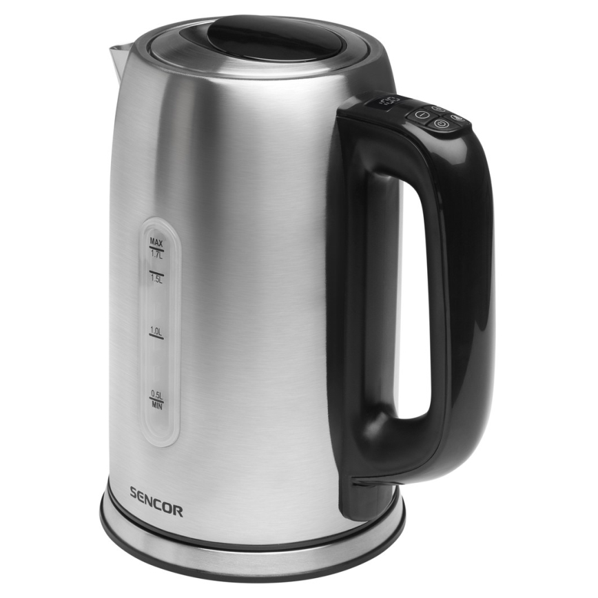 Sencor - Vattenkokare med termoreglering 1,7 l 2400W/230V