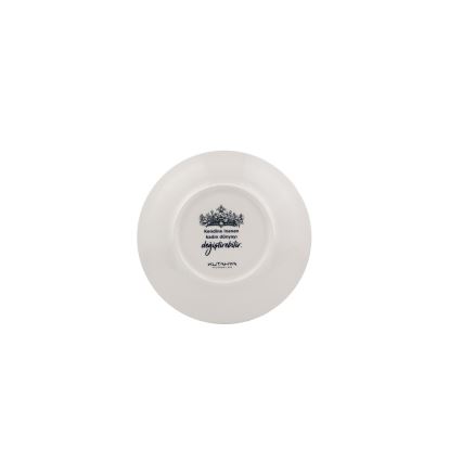 Servisset, 4 delar, svart/vitt porslin