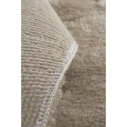 SET 2x Badrumsmatta 60x100 cm beige