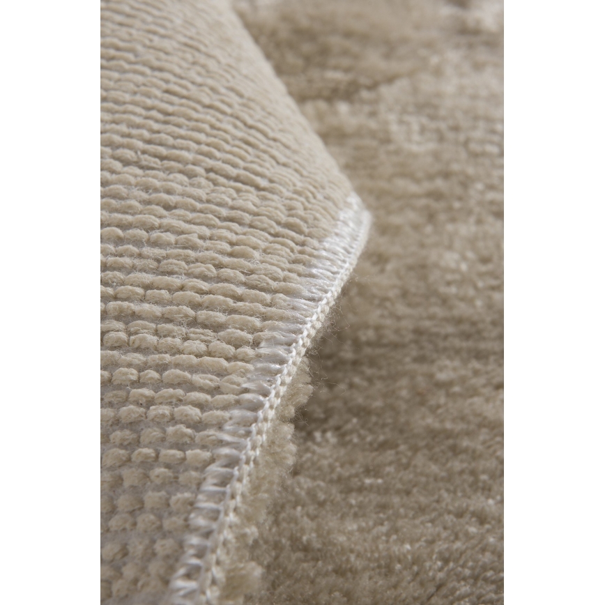 SET 2x Badrumsmatta 60x100 cm beige