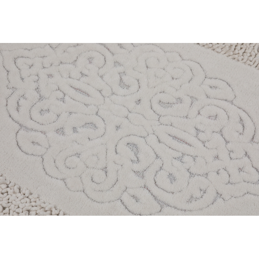 SET 2x Badrumsmatta PIANTE 60/100 cm vit