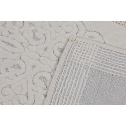 SET 2x Badrumsmatta PIANTE 60/100 cm vit