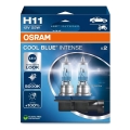 SET 2x Bilglödlampa COOL BLUE H11 PGJ19-2/55W/12V 5000K - Osram