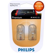 SET 2x Billampor Philips VISION 12067B2 W16W W2,1x9,5d/16W/12V
