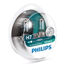 SET 2x Billampor Philips X-TREMEVISION 12972XV+S2 H7 PX26d/55W/12V