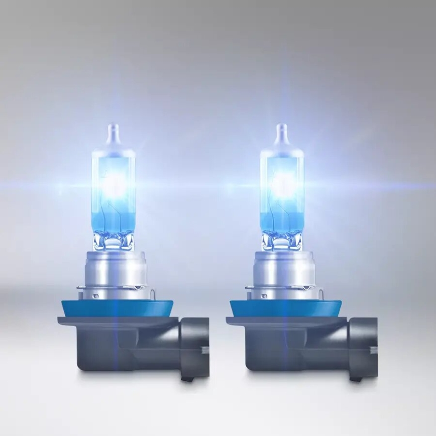 SET 2x Bilglödlampa COOL BLUE H11 PGJ19-2/55W/12V 5000K - Osram