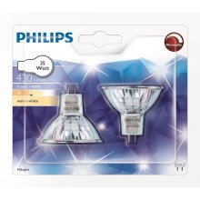 SET 2x Industriella Halogenlampor Philips GU5,3/35W/12V