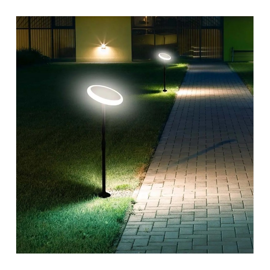 SET OM 2x Justerbar solcellslampa GARDEN LED/3W/5V 42-80 cm 4000K IP65 1000 mAh