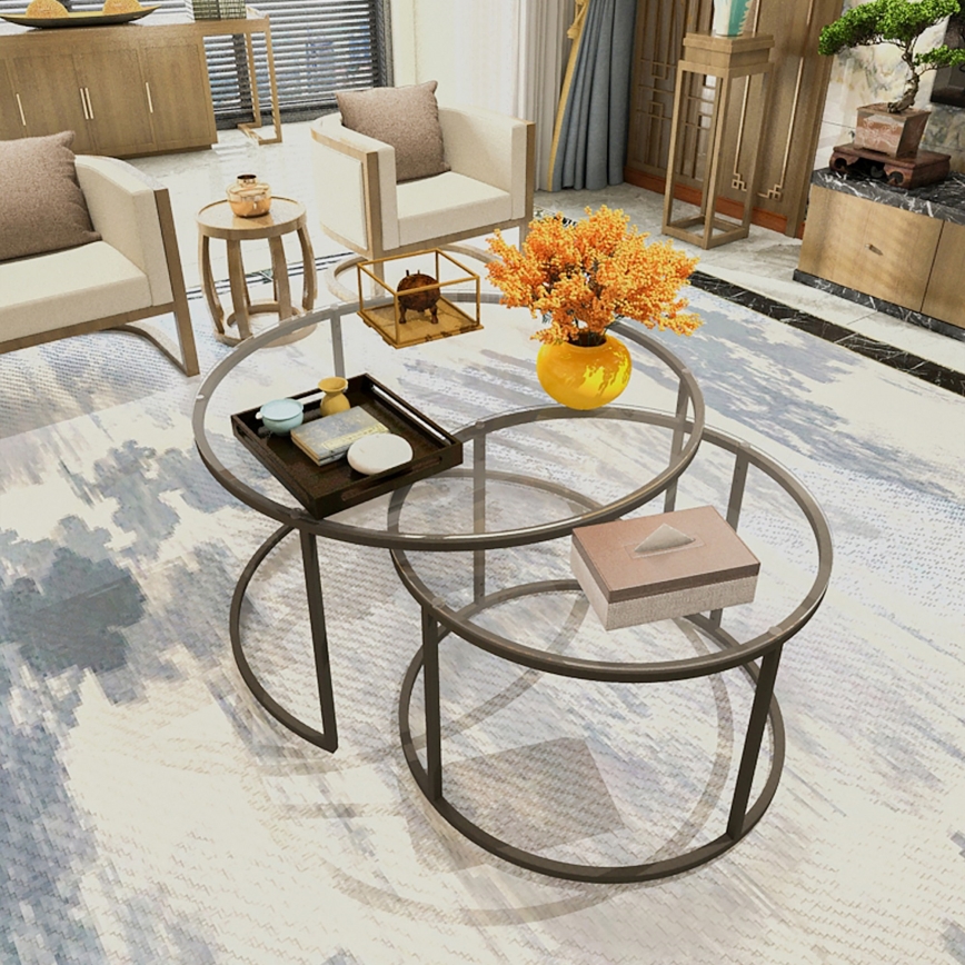 SET 2x Konferensbord BELARUS svart