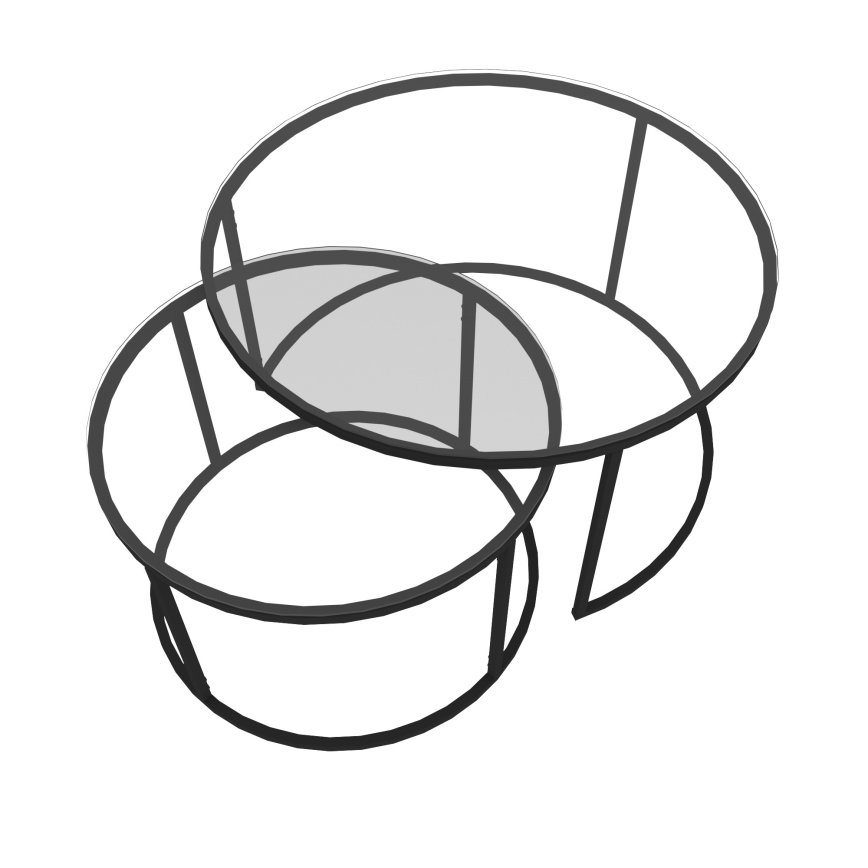 SET 2x Konferensbord BELARUS svart