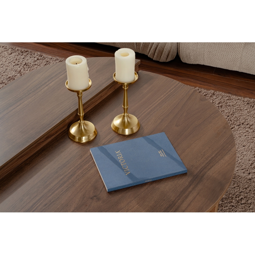 SET 2x Konferensbord ORION valnöt