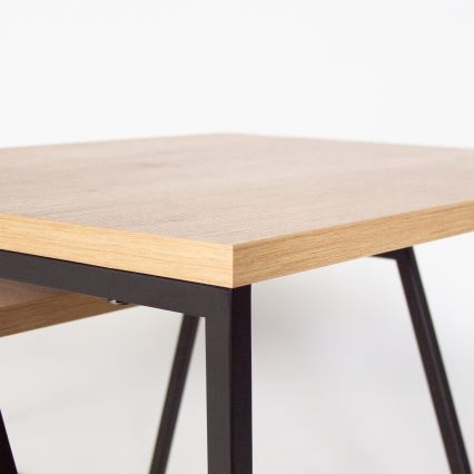 SET 2x Konferensbord PAL beige/svart