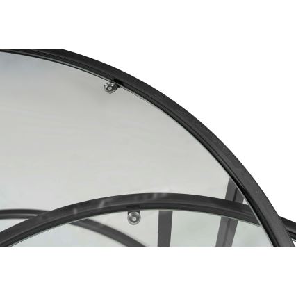 SET 2x Soffbord TOKYO Ø 60/80 cm svart