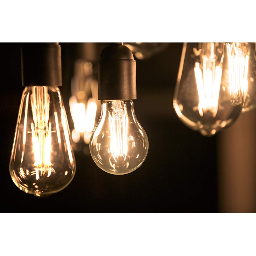 SET 2x LED Glödlampa VINTAGE Philips E27/7W/230V 2700K