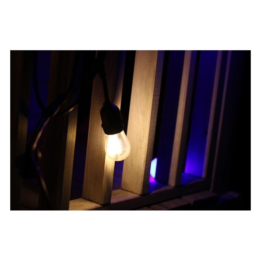 SET 2x LED-lampa PARTY E27/0,5W/36V 2200K