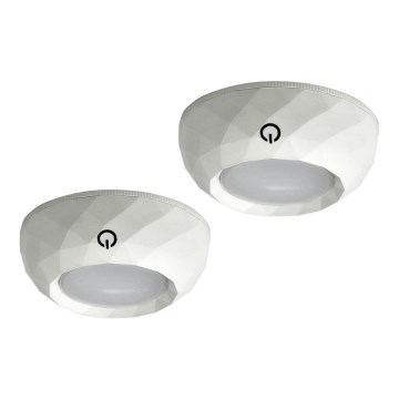 SET 2x LED Touch-orienteringslampa LED/4,5V/3xAAA