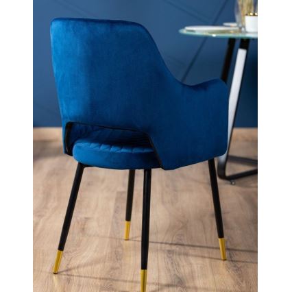 SET 2x Matstol SENKO blå